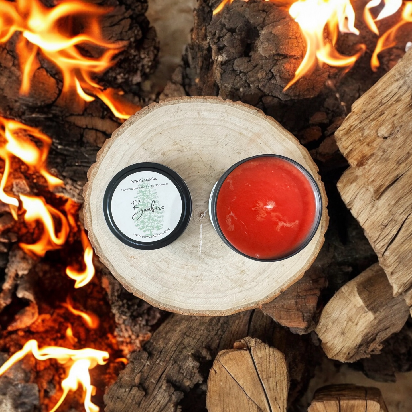 Bonfire Scented Candle - PNW Candle Co