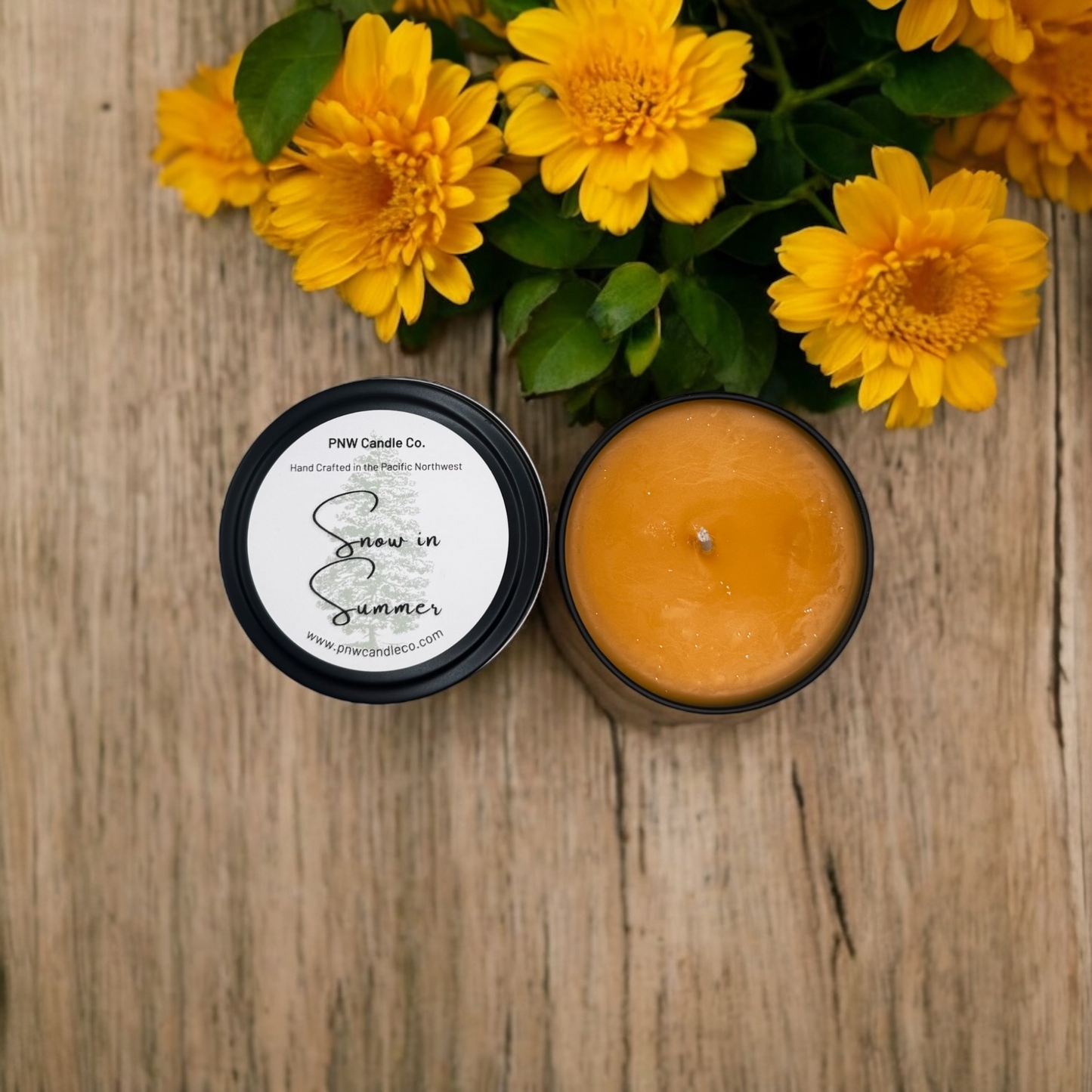 Snow In Summer Scented Candle - PNW Candle Co