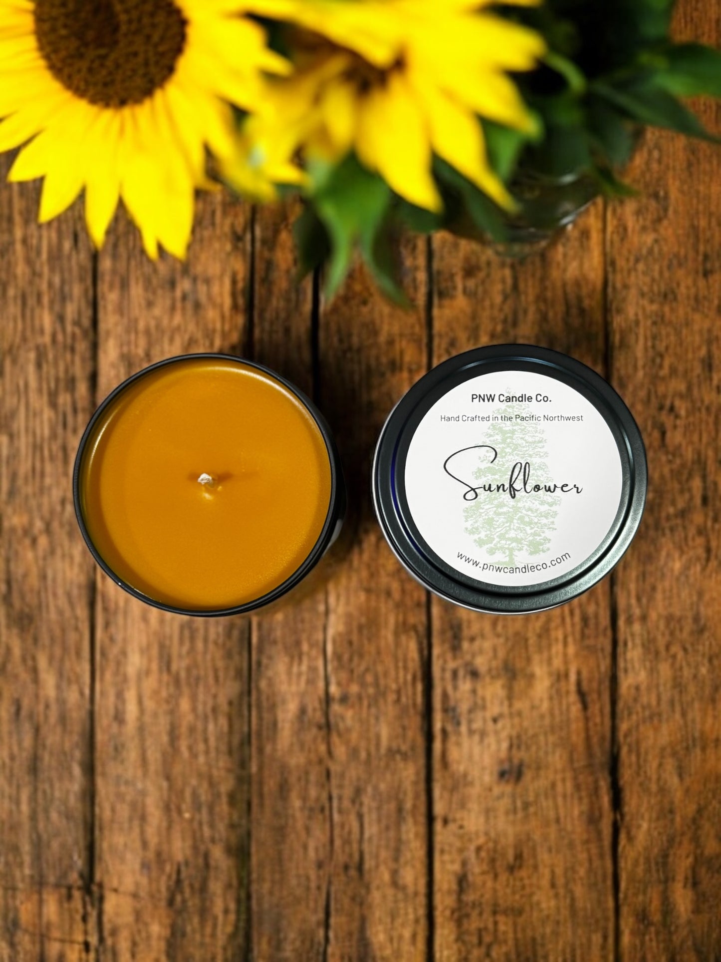 Sunflower Scented Candle - PNW Candle Co