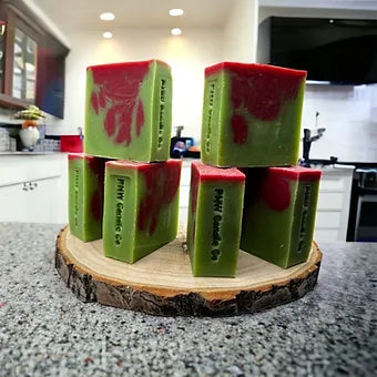 Handcrafted soap bars styled for an elevated daily cleansing routine.
