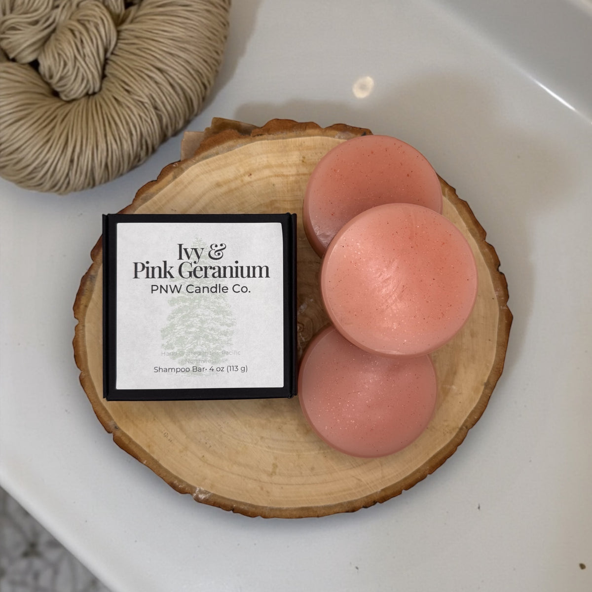 Ivy Geranium & Rosemary Shampoo Bar