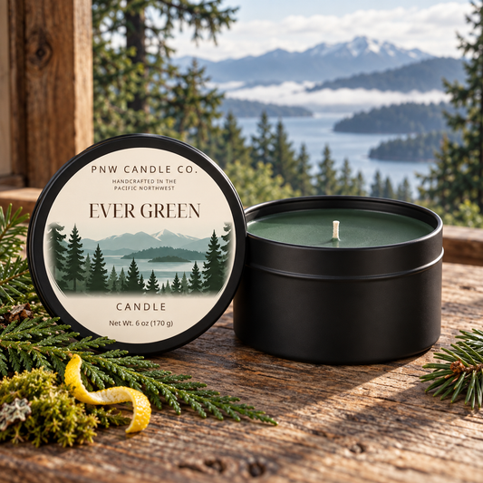 Ever Green Scented Candle 🌲🕯️