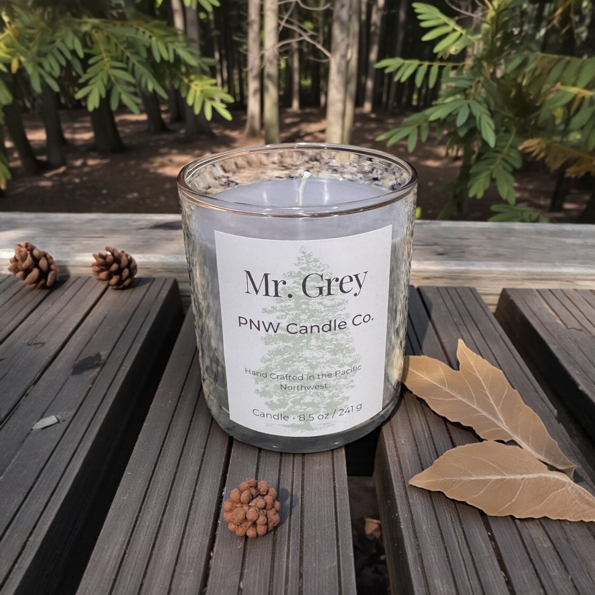 Mr Grey Scented Candle - PNW Candle Co