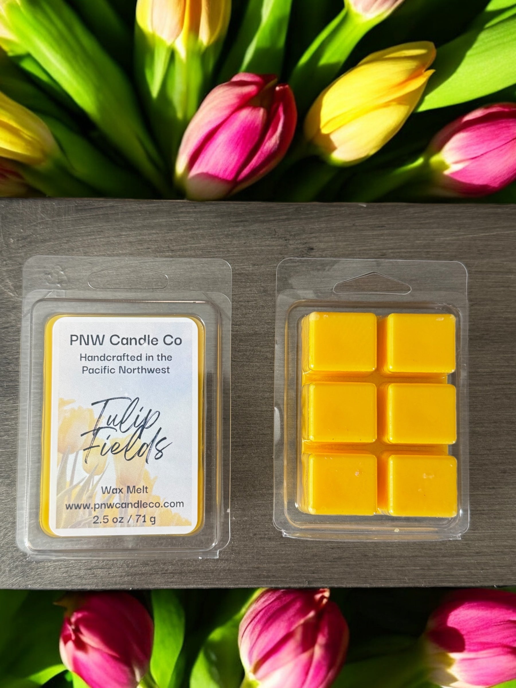 Tulip Fields Wax Melt - PNW Candle Co