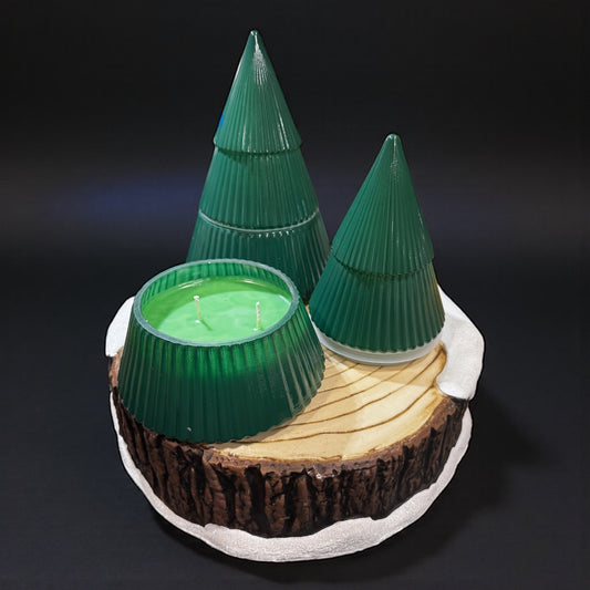 Old Fashion Christmas Tree Holiday Candle