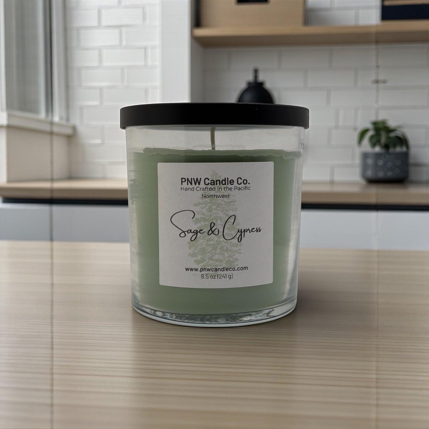 Sage & Cypress Scented Candle - PNW Candle Co