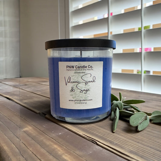 Volcanic Sand & Sage Scented Candle