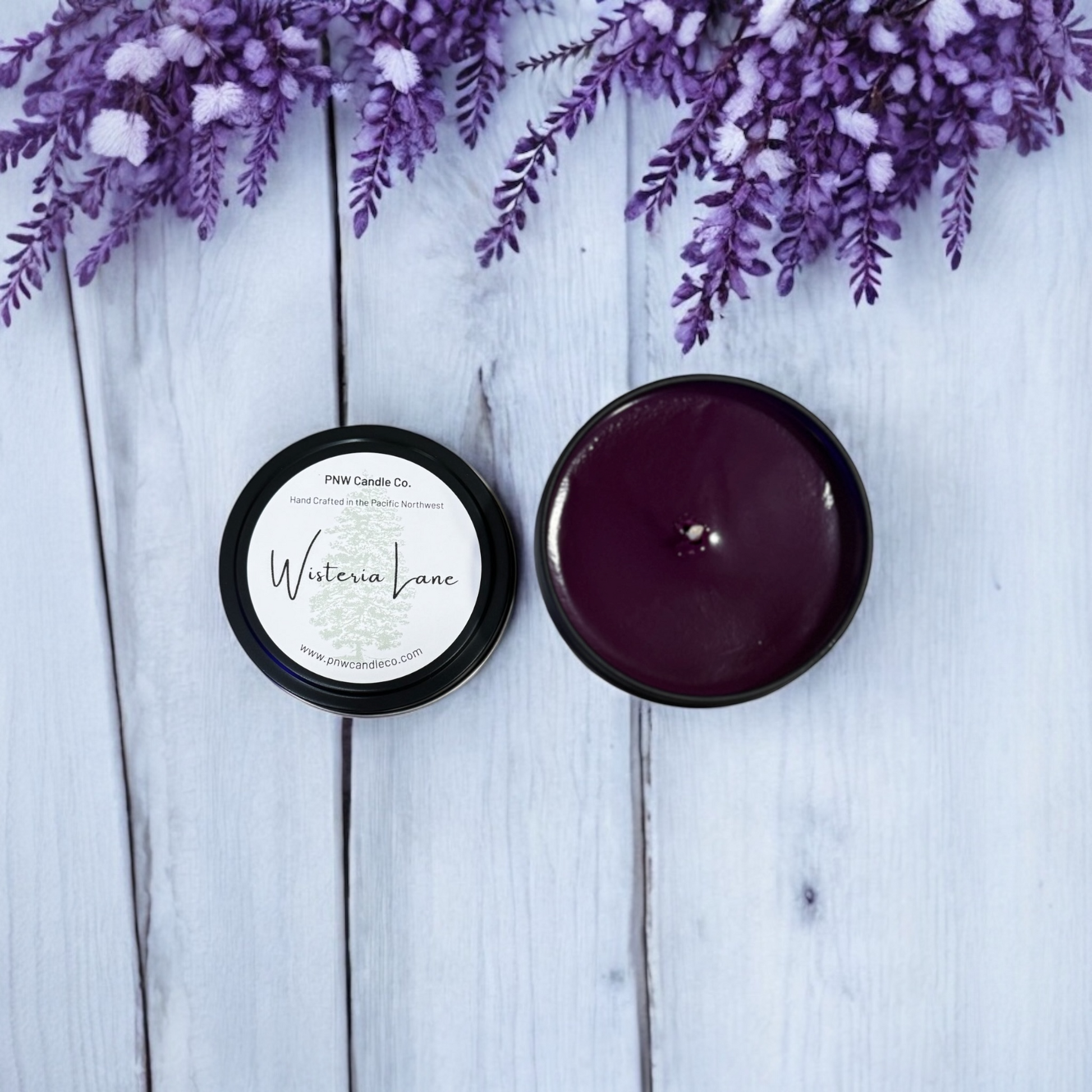 Wisteria Lane Scented Candle - PNW Candle Co
