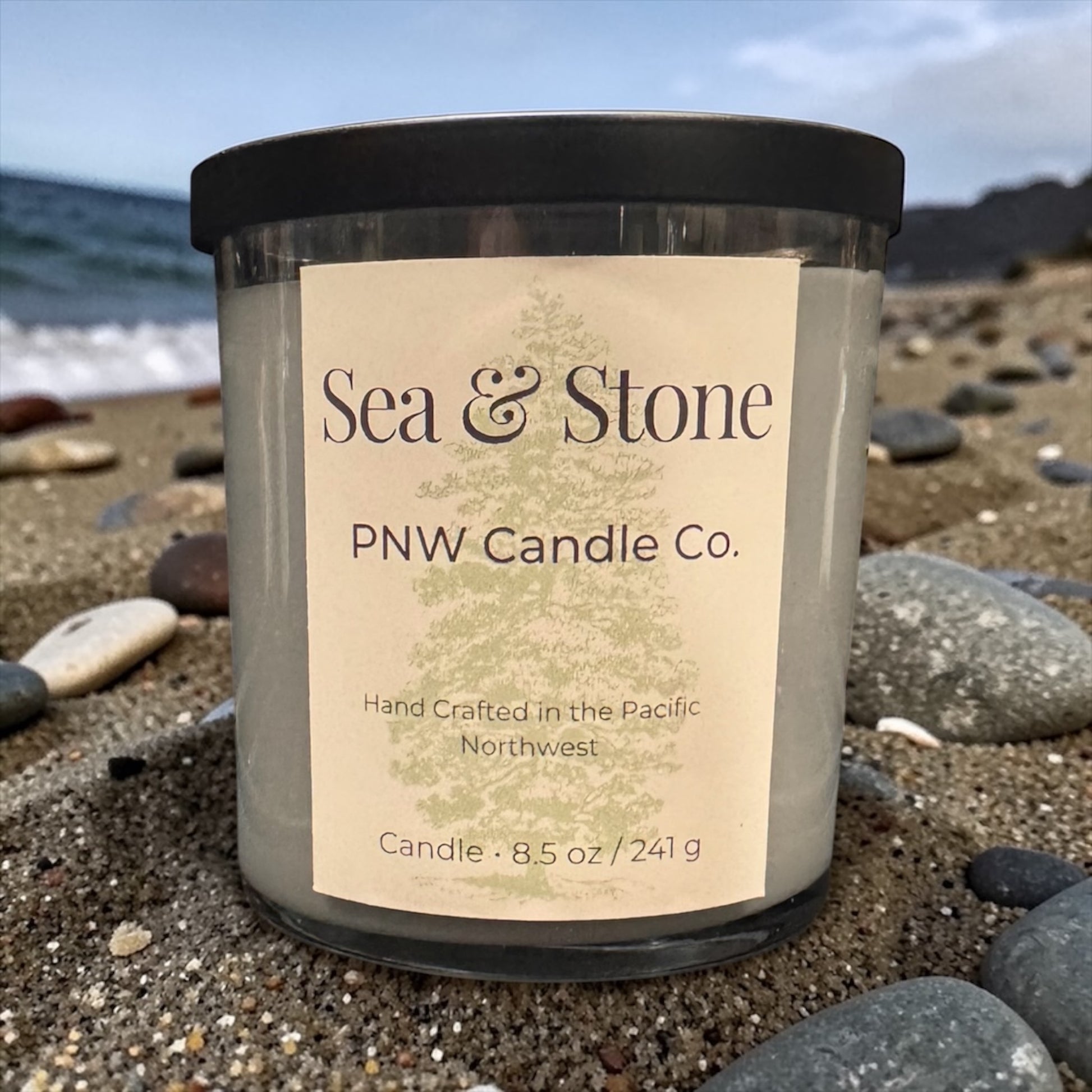 Sea & Stone Scented Candle - PNW Candle Co