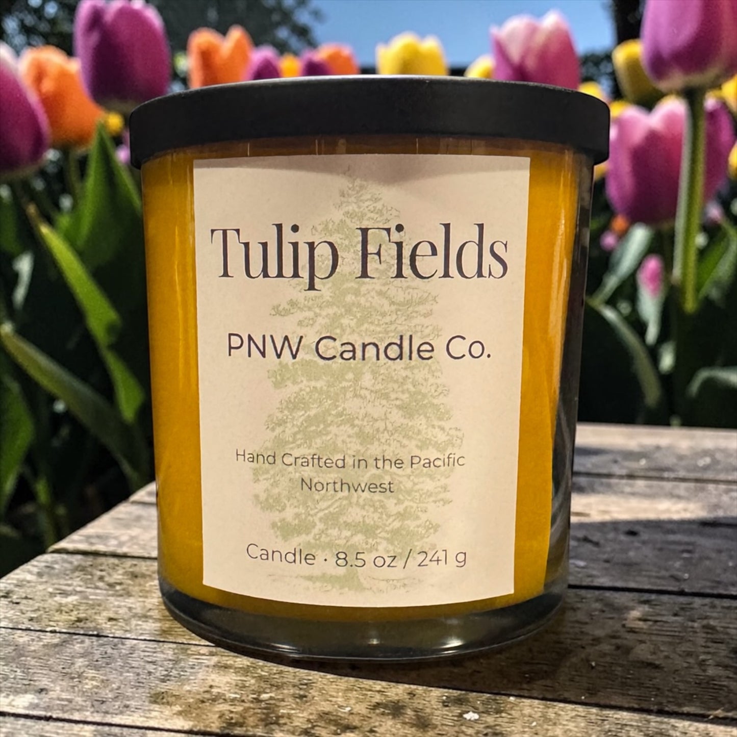 Tulip Fields Scented Candle - PNW Candle Co