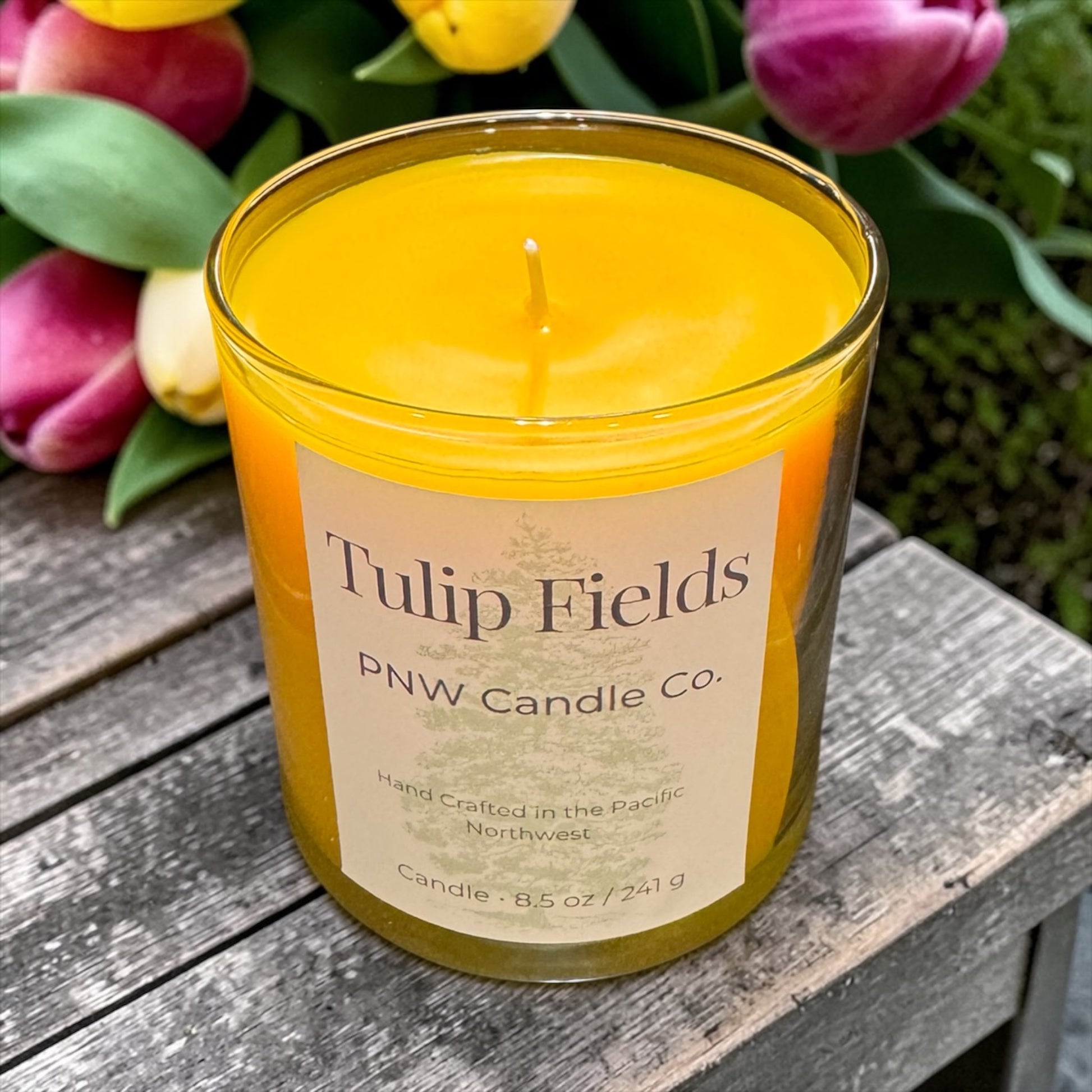 Tulip Fields Scented Candle - PNW Candle Co