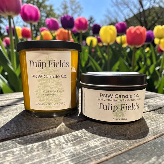 Tulip Fields Scented Candle - PNW Candle Co