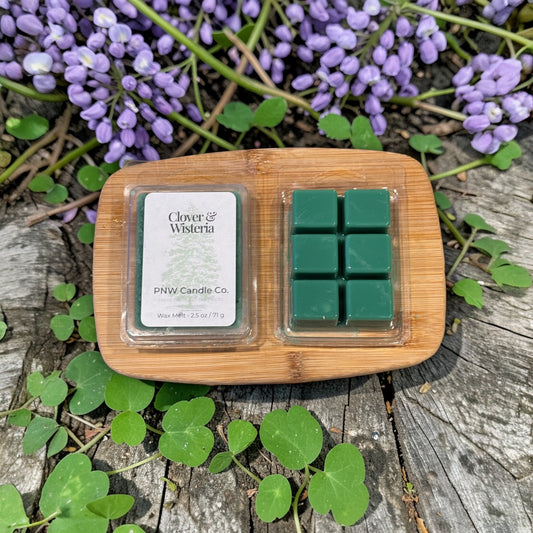 Clover & Wisteria Wax Melt - PNW Candle Co