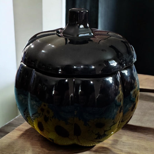 Wicked Black Pumpkin Candle