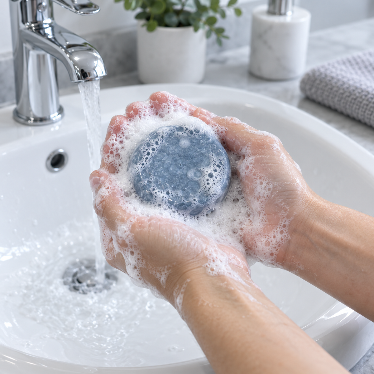 Sea Salt & Orchid Shampoo Bar